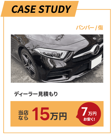 メルセデス・ベンツCLS450　板金見積もり